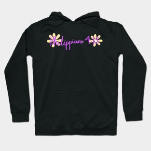 Philippians 4:13 Floral Hoodie